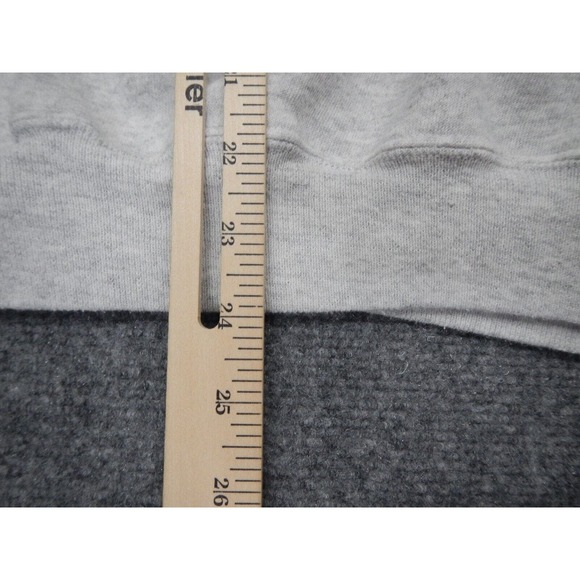 VTG Huskies Sweatshirt Mens Size XL Gray Embroidered Orange Made in USA - Picture 8 of 8